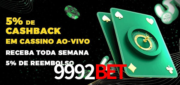 Promoções do cassino ao Vivo 9992Bet